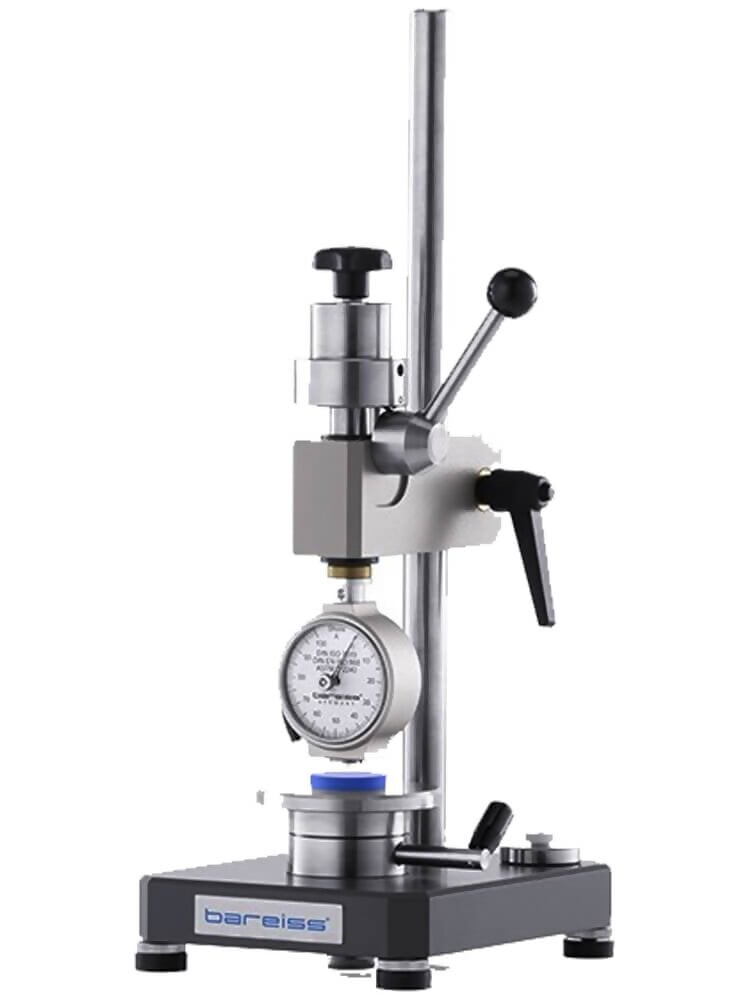Bareiss HP-A Shore A Durometer for Soft rubber, plastics and elastomers, 18 mm Footer - fm00077