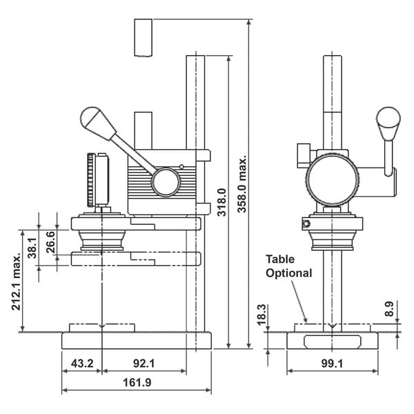 Checkline PTS-HP PTS Durometer Test Stand