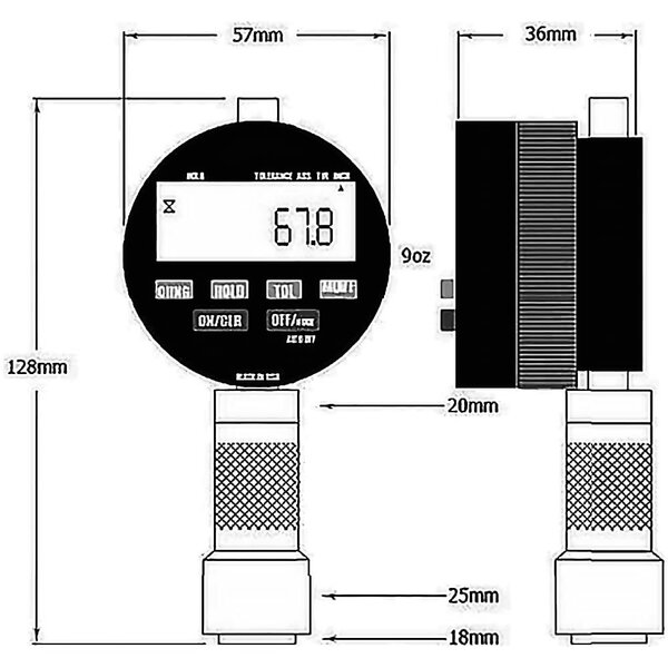 Checkline DD-100 Digital Shore Durometer Tester