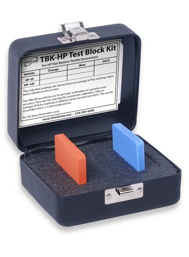 Checkline TBK-HP Test Block for HP Textile Durometers with Flat Base