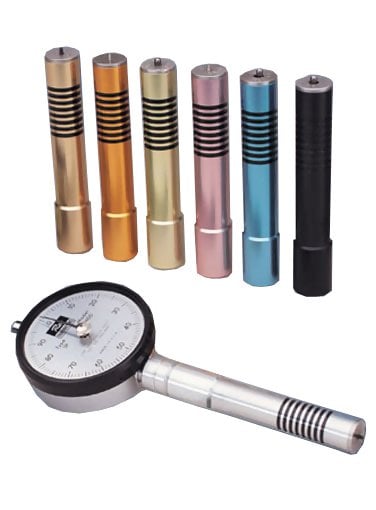 Rex RX-MS-KIT Multi-Scale Durometer Kit, Includes Analog Display with Type A, B, C, D, DO, O, OO, OOO Barrels